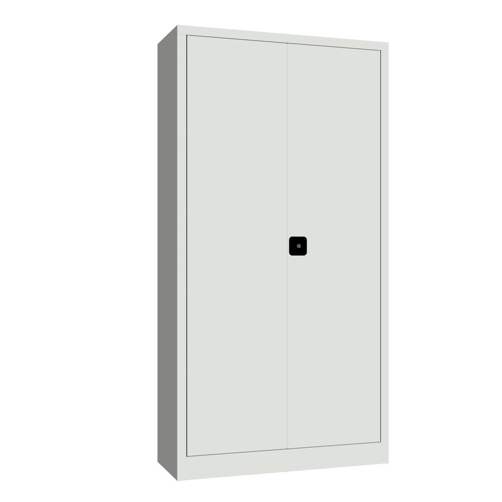 Productafbeelding nr. 3: Grote draaideurkast PAVOY, 4 legborden, hxbxd 1.950 x 1.000 x 400 mm, lichtgrijs, lichtgrijs
