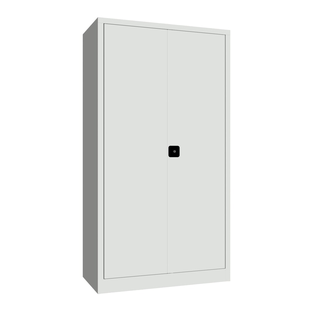 Product afbeelding: Grote draaideurkast PAVOY, 4 legborden, hxbxd 1.950 x 1.000 x 500 mm, lichtgrijs, lichtgrijs