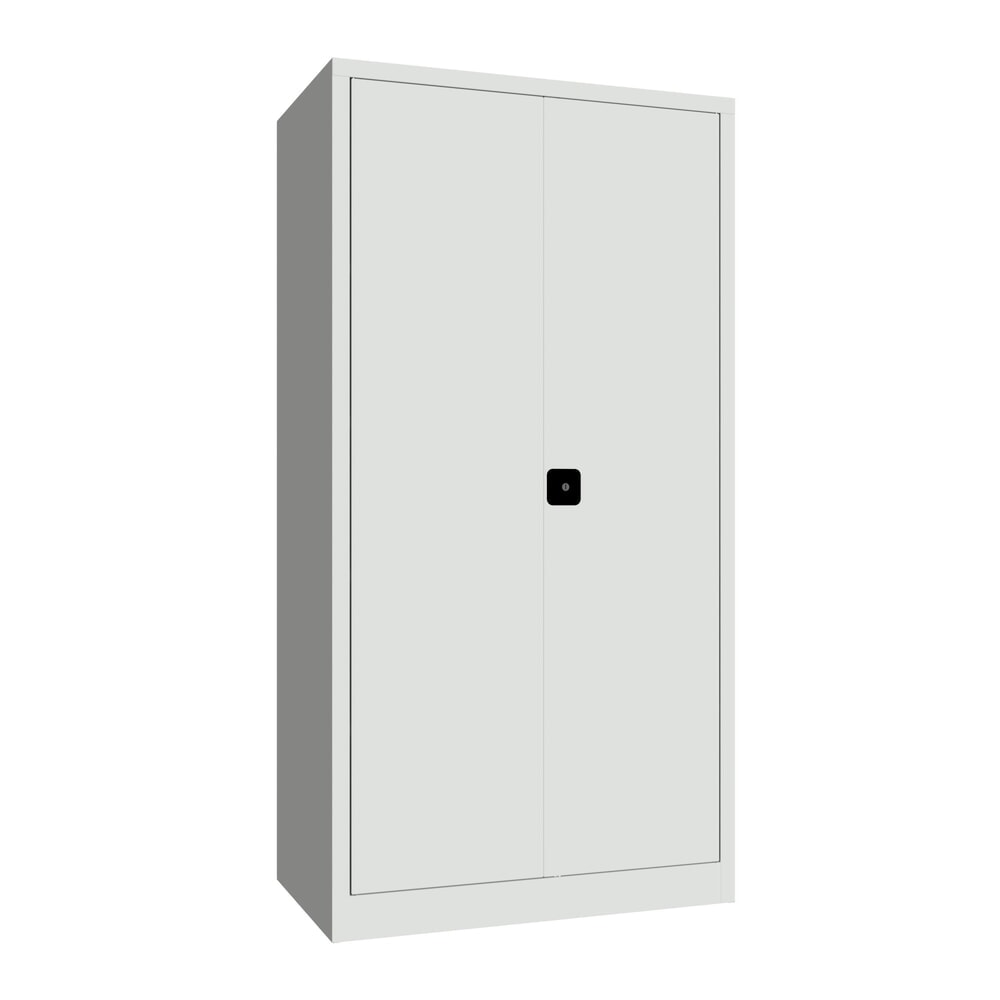 Productafbeelding nr. 1: Grote draaideurkast PAVOY, 4 legborden, hxbxd 1.950 x 1.000 x 600 mm, lichtgrijs, lichtgrijs