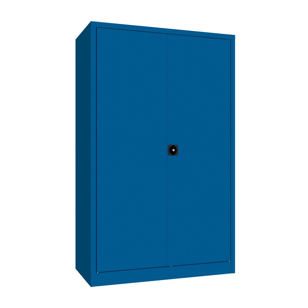 Productafbeelding nr. 1: Grote draaideurkast PAVOY, 4 legborden, hxbxd 1.950 x 1.200 x 600 mm, gentiaanblauw, gentiaanblauw