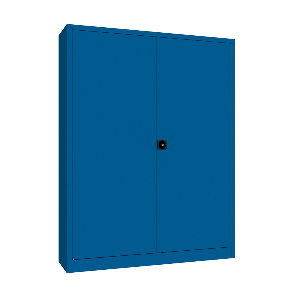Productafbeelding nr. 1: Grote draaideurkast PAVOY, 4 legborden, hxbxd 1.950 x 1.500 x 400 mm, gentiaanblauw, gentiaanblauw