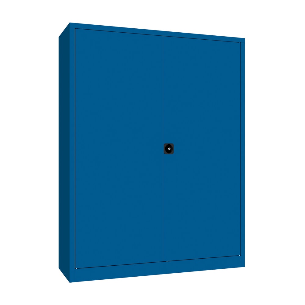 Productafbeelding nr. 1: Grote draaideurkast PAVOY, 4 legborden, hxbxd 1.950 x 1.500 x 500 mm, gentiaanblauw, gentiaanblauw