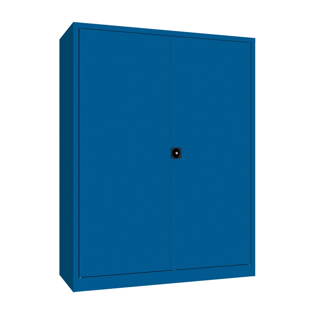 Product afbeelding: Grote draaideurkast PAVOY, 4 legborden, hxbxd 1.950 x 1.500 x 600 mm, gentiaanblauw, gentiaanblauw