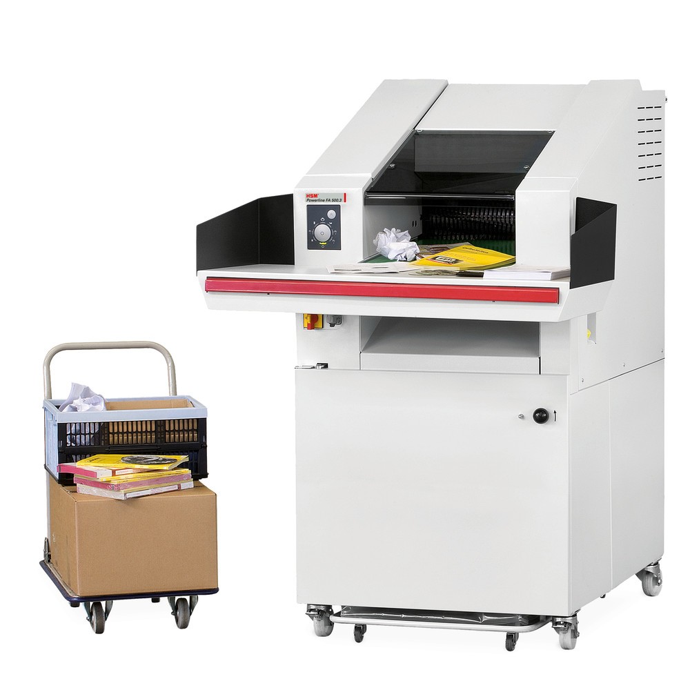 Productafbeelding nr. 3: Grote papiervernietiger HSM Powerline FA 500.3, snippers 10,5 x 40-76 mm