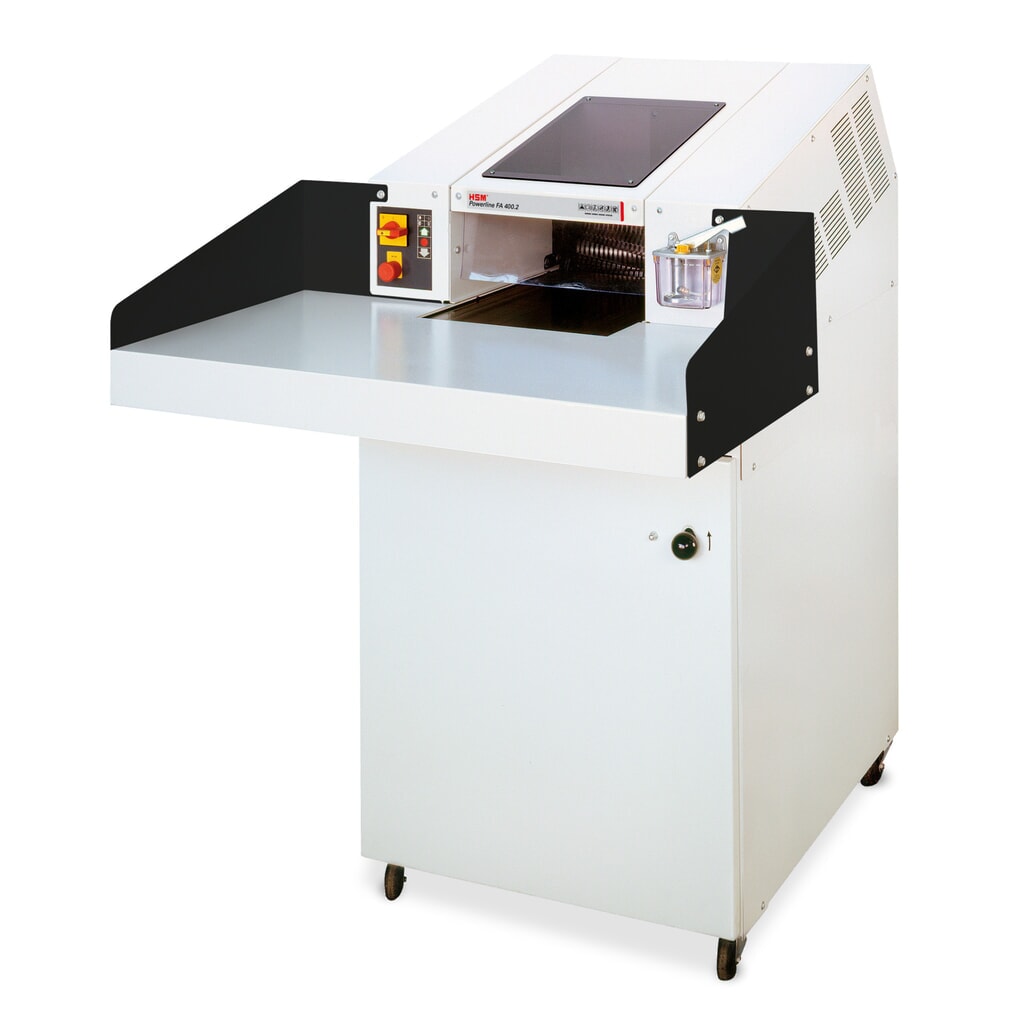 Productafbeelding nr. 1: Grote papiervernietiger HSM Powerline FA 400.2, snippers 3,9 x 40 mm