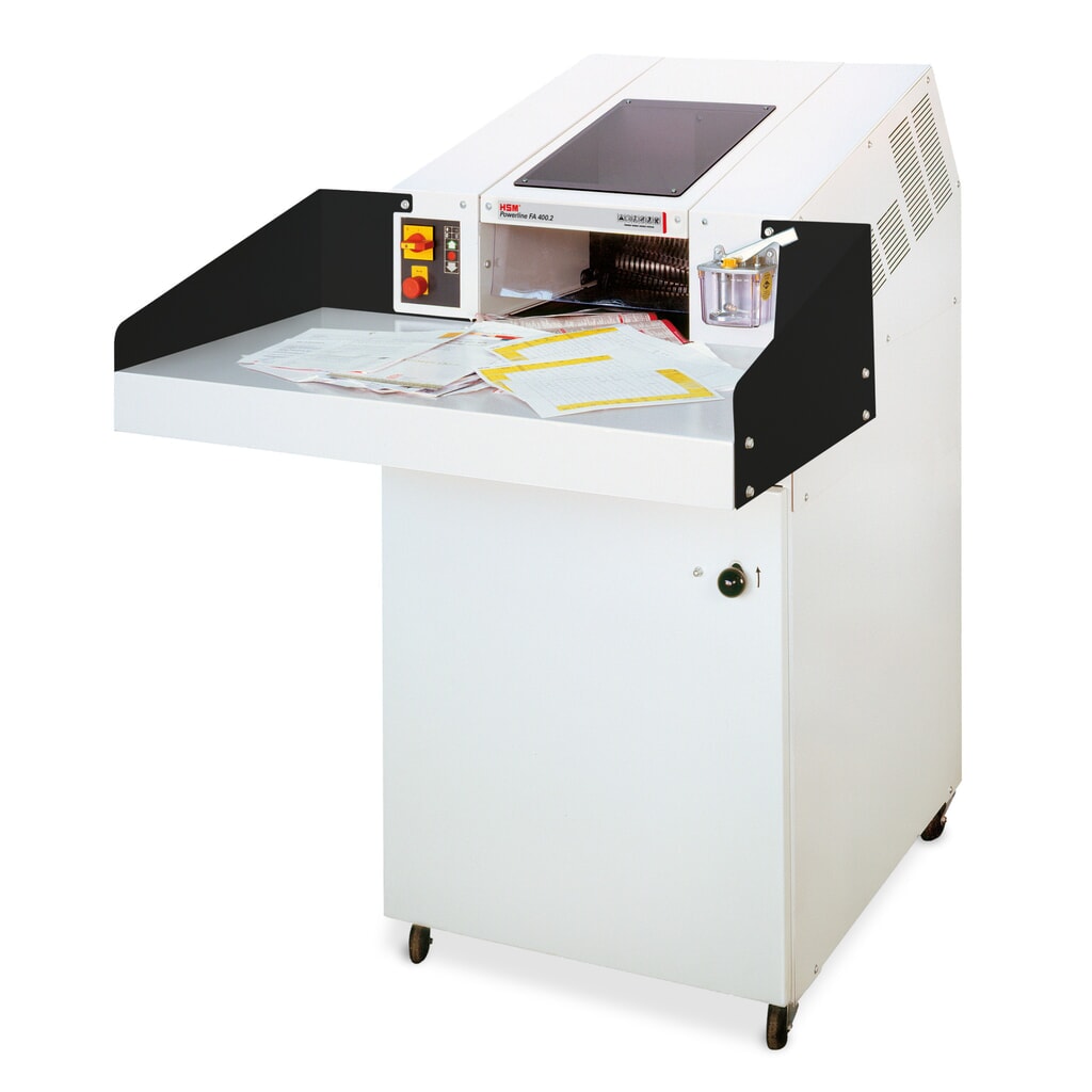Grote papiervernietiger HSM Powerline FA 400.2, snippers 3,9 x 40 mm Productafbeelding nr. 2: Grote papiervernietiger HSM Powerline FA 400.2, snippers 3,9 x 40 mm