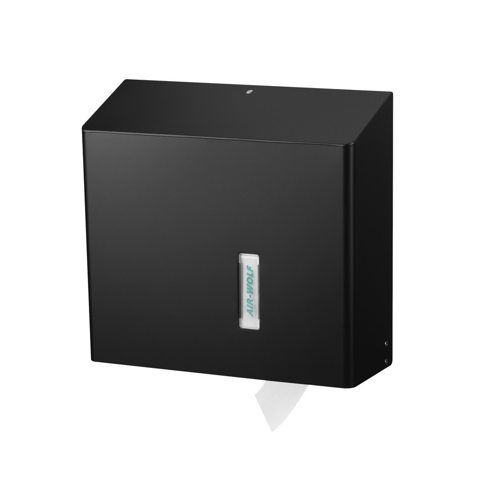 Product afbeelding: Grote wc-roldispenser Air-Wolf zwart