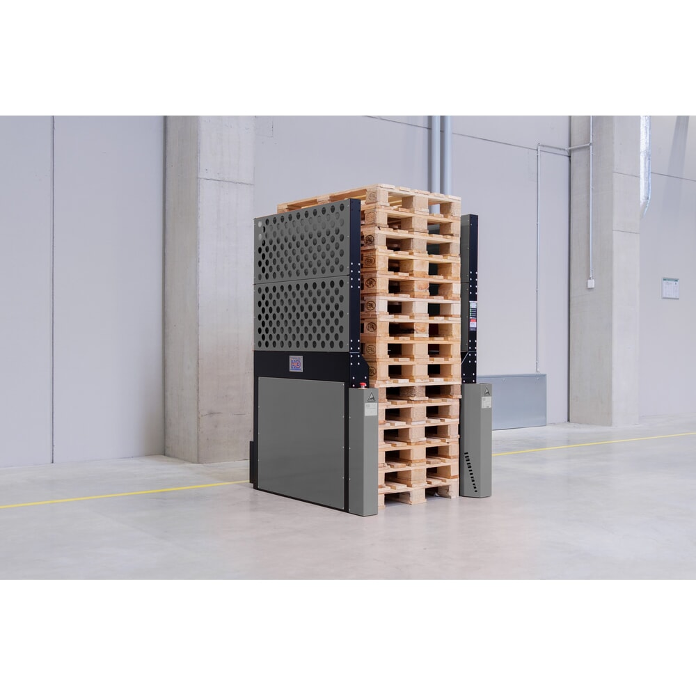 Productafbeelding nr. 3: Hagenauer+Denk palletmagazijn PalServer universele, 15 pallets, BxL 1000 x 1200 mm, roestvrij staal