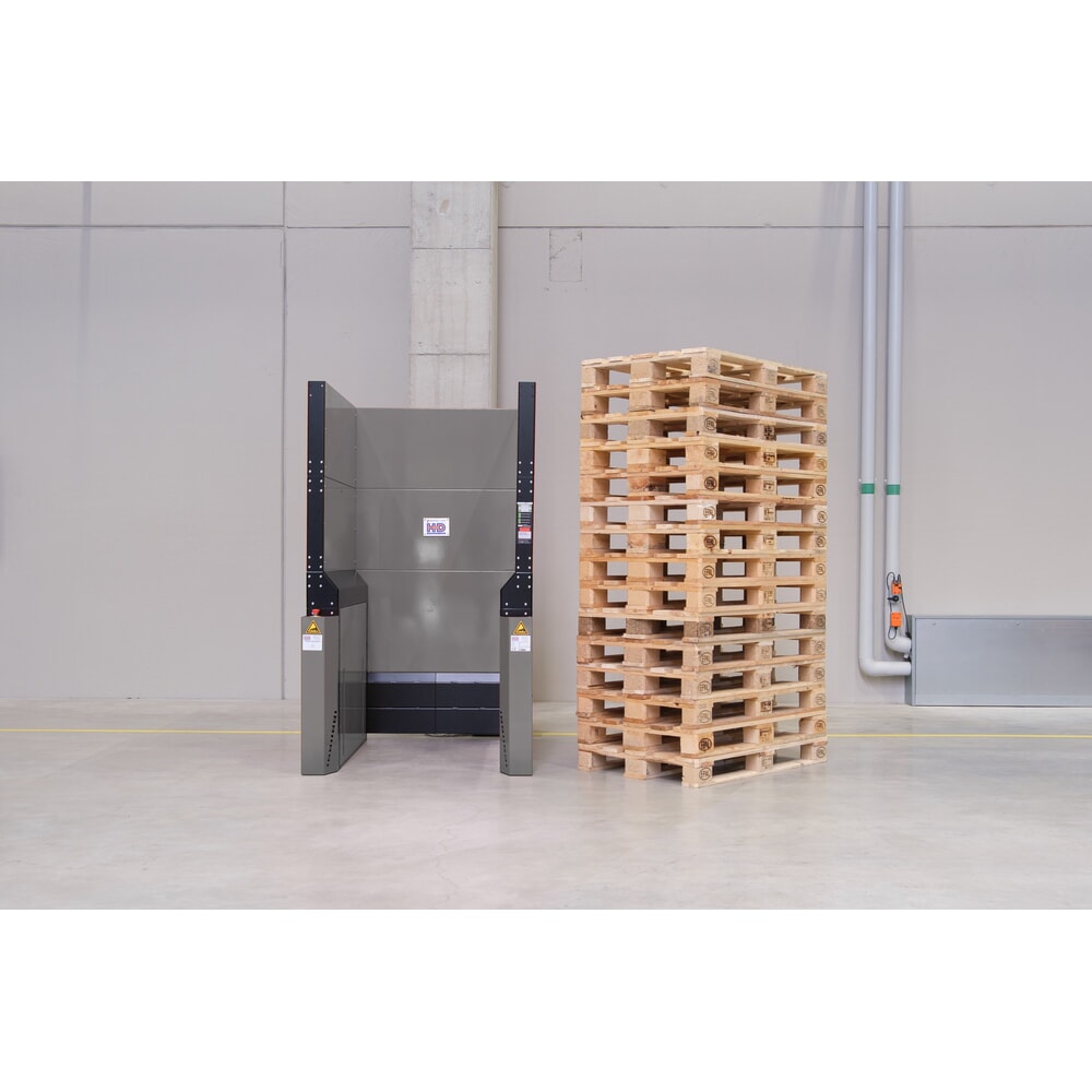 Productafbeelding nr. 4: Hagenauer+Denk palletmagazijn PalServer universele, 15 pallets, BxL 1000 x 1200 mm, roestvrij staal