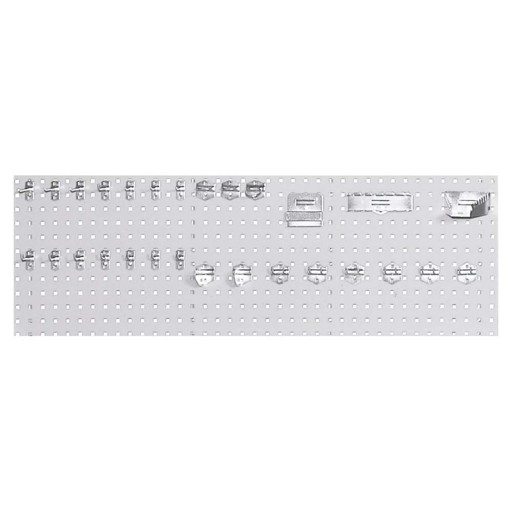 Product afbeelding: Geperforeerde plaat voor werktafels en -banken, b x h 1.500 x 450 mm