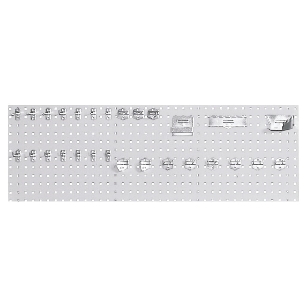 Product afbeelding: Bedrunka+Hirth geperforeerde plaat voor werktafels en -banken, b x h 2.000 x 450 mm