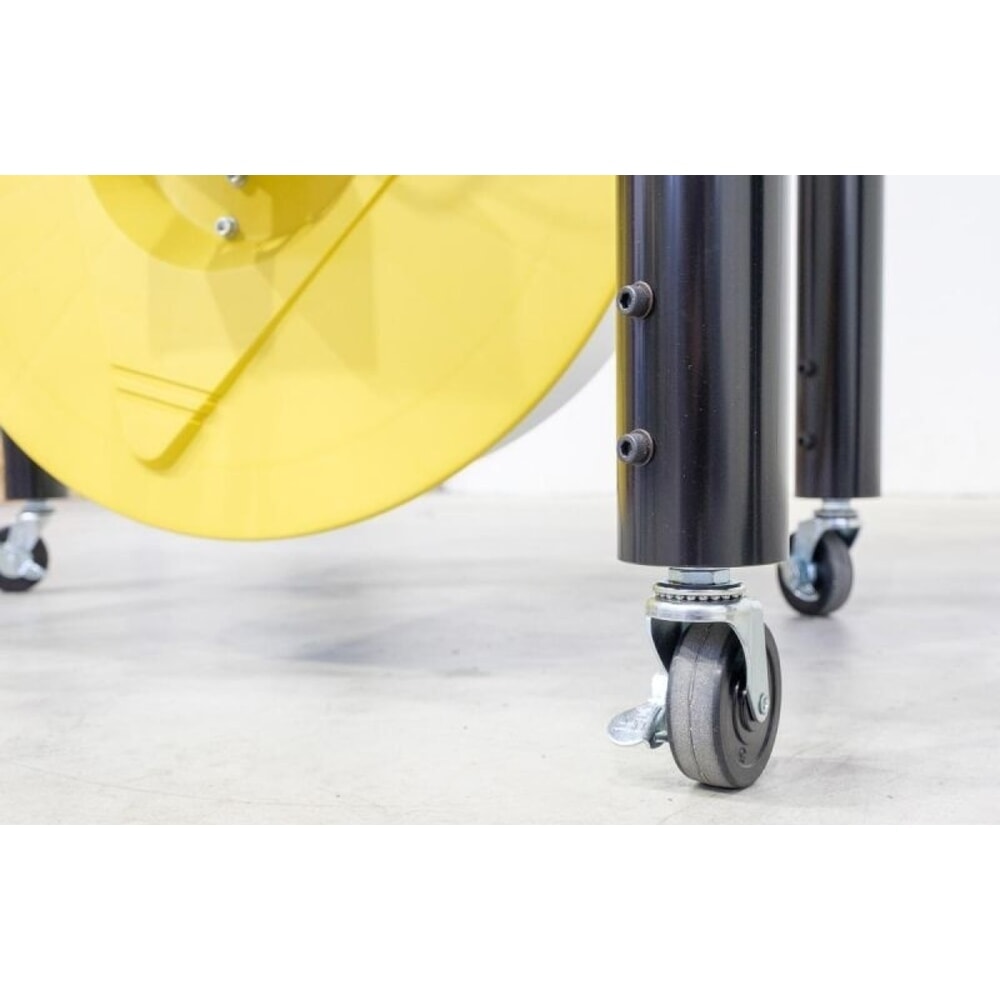 Productafbeelding nr. 4: Halfautomatische omsnoeringsmachine HDS-25, verrijdbaar met zwenkwielen, voor bandbreedte 12 mm