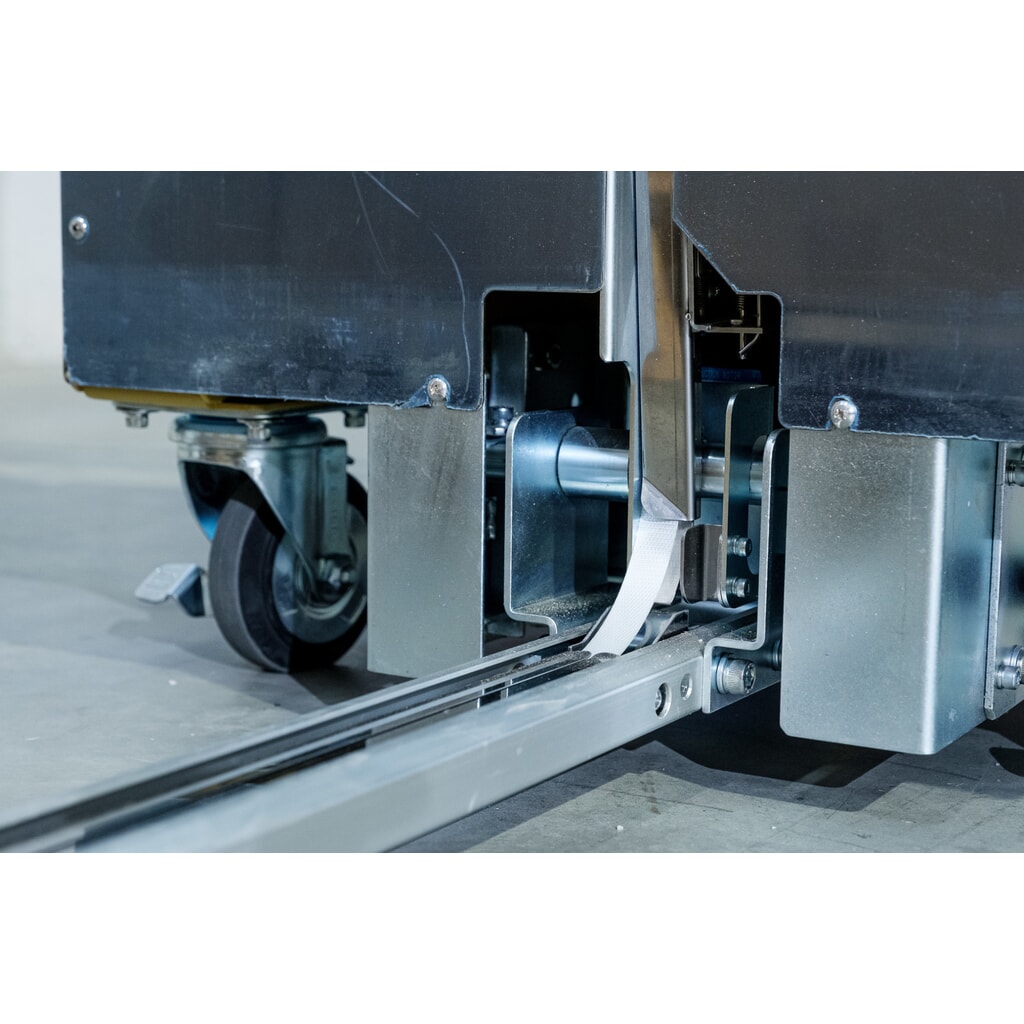 Halfautomatische palletomsnoeringsmachine HDS-25-PV3-16-200 met accu, voor bandbreedte 12-16 mm Productafbeelding nr. 7: Halfautomatische palletomsnoeringsmachine HDS-25-PV3-16-200 met accu, voor bandbreedte 12-16 mm