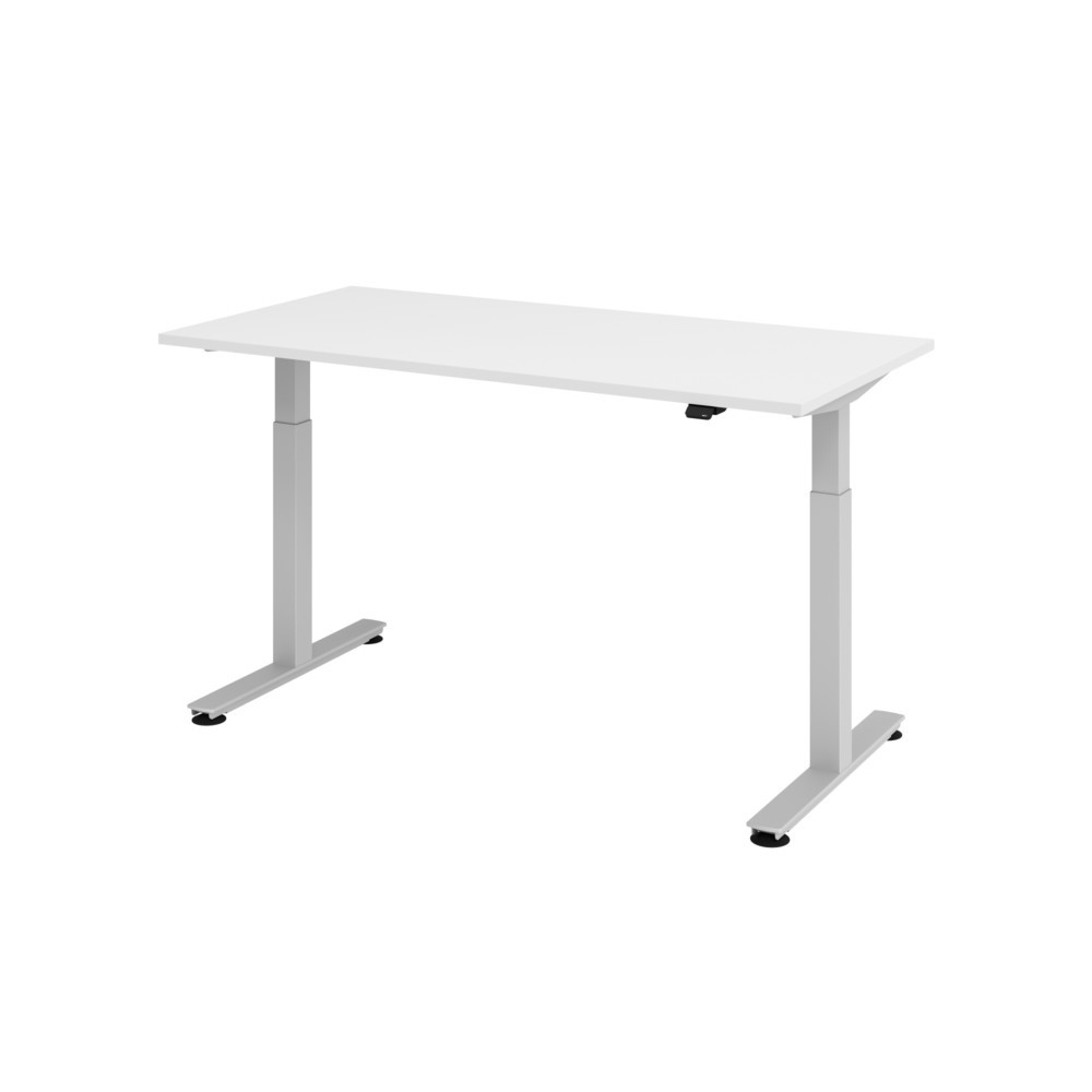 Product afbeelding: Hammerbacher bureau, elektrisch in hoogte verstelbaar, bxd 1.600 x 800 mm, wit