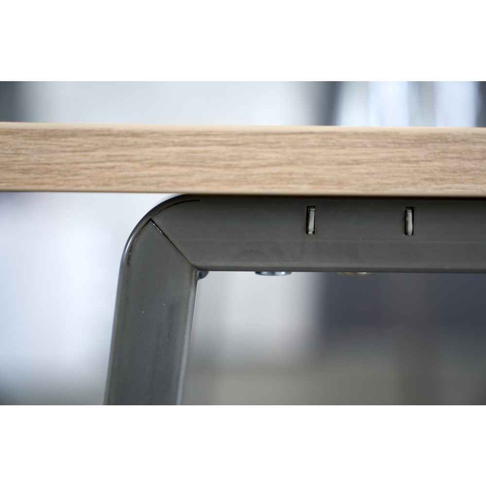 Productafbeelding nr. 4: Hammerbacher vergadertafel Meeting Point, hxbxd 1.042 x 1.750 x 680 mm, eik knoestig