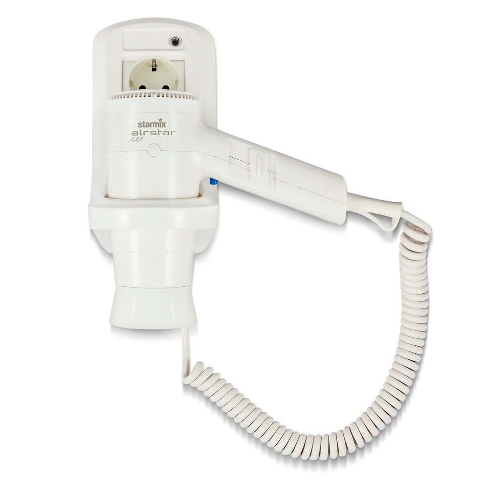 Product afbeelding: Hand-haardroger starmix HFTW 12 S, 1.200 W, incl. wandbevestiging, wit