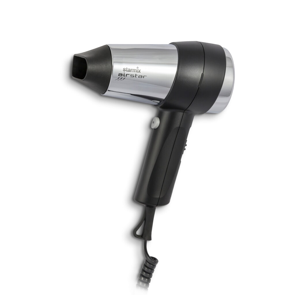 Hand-haardroger starmix TFCT 16, 1.600 W, zwart/chroom Product afbeelding: Hand-haardroger starmix TFCT 16, 1.600 W, zwart/chroom