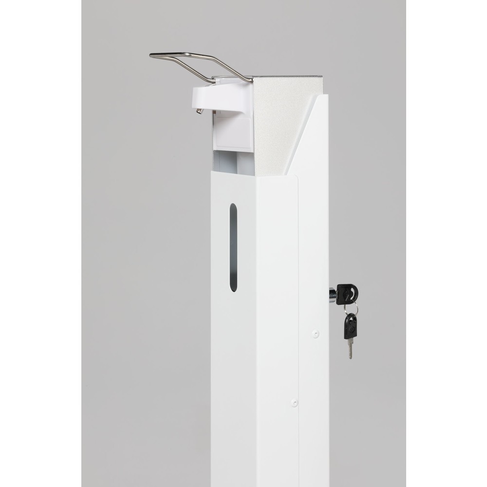 Productafbeelding nr. 2: Handdesinfectiedispenser VAR® HDS 105, vloermontage, met dispenser, wit
