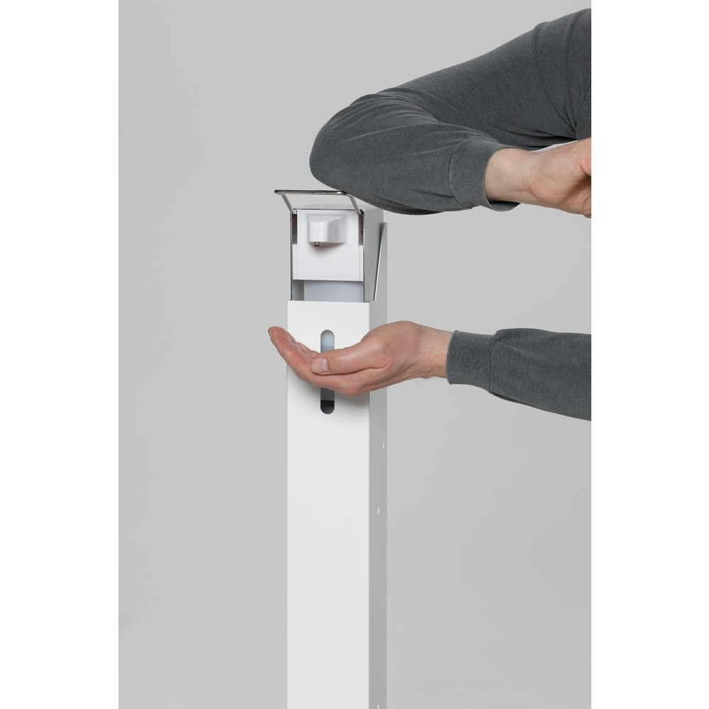 Productafbeelding nr. 3: Handdesinfectiedispenser VAR® HDS 105, vloermontage, met dispenser, wit