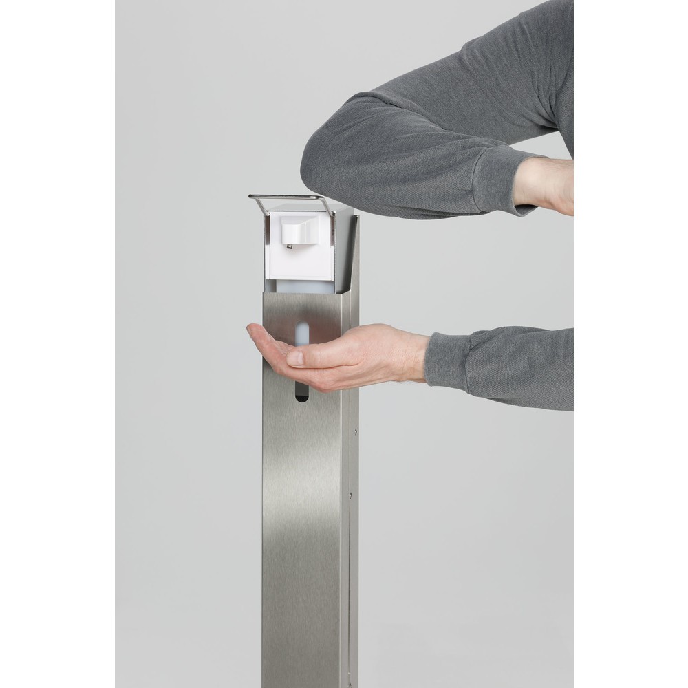 Productafbeelding nr. 3: Handdesinfectiedispenser VAR® HDS 105, vloermontage, zonder dispenser, wit
