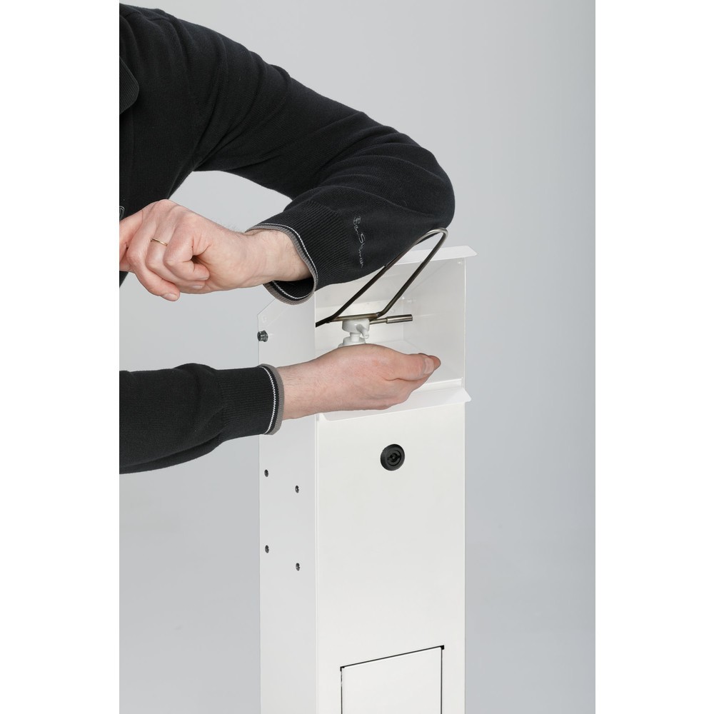 Productafbeelding nr. 2: Handdesinfectiedispenser VAR® HDS 115, vloermontage, wit