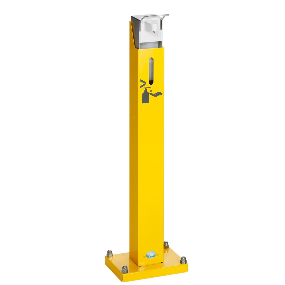 Product afbeelding: VAR ® handdesinfectiedispenser HDS 85, vloermontage, zonder dispenser, geel