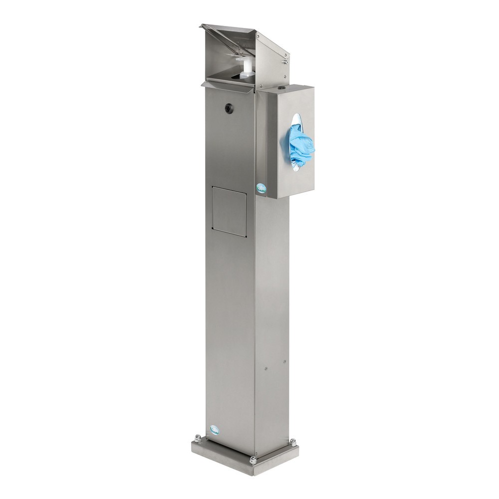 Product afbeelding: Handdesinfectiedispenser VAR® HDS BOX 116, vloermontage, roestvrij staal