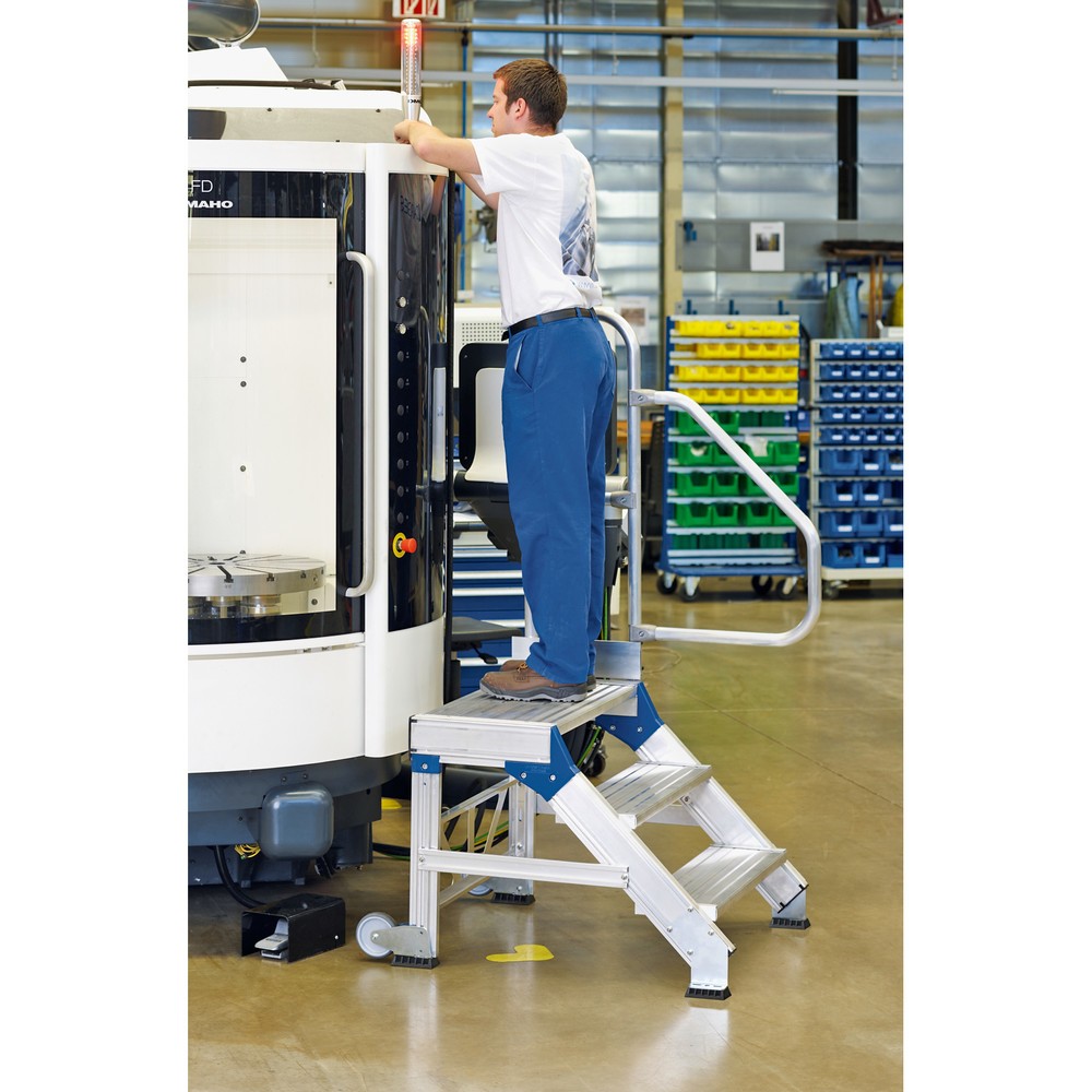 Productafbeelding nr. 2: Handlijst voor veiligheidstrap ZARGES voor zware lasten, voor 2 treden
