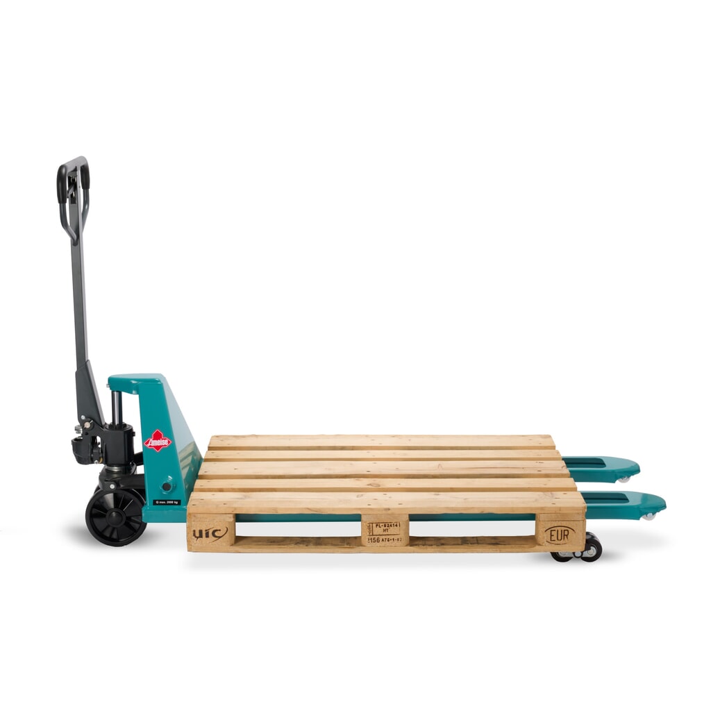 Handpalletwagen Ameise® PTM 2.0, draagvermogen 2.000 kg, vorklengte 1.500 mm, polyurethaan, tandemwielen Productafbeelding nr. 9: Handpalletwagen Ameise® PTM 2.0, draagvermogen 2.000 kg, vorklengte 1.500 mm, polyurethaan, tandemwielen