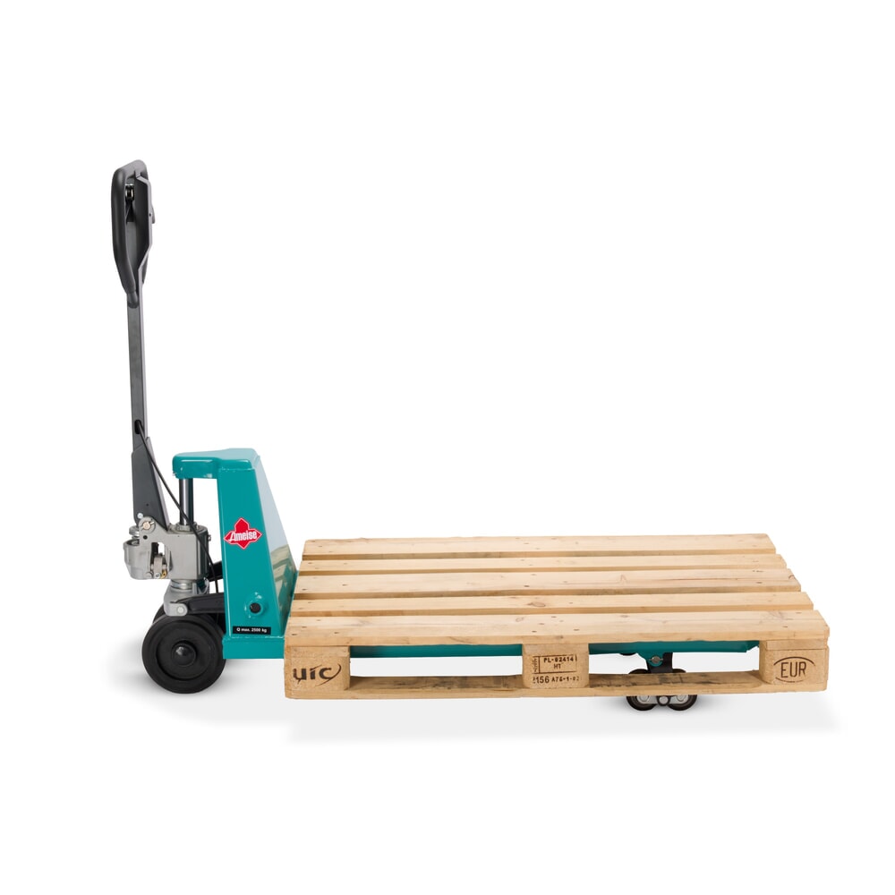 Productafbeelding nr. 4: Handpalletwagen Ameise® PTM 2.5 met handrem, draagvermogen 2.500 kg, vorklengte 1.150 mm, massief rubber / polyurethaan, tandemwielen