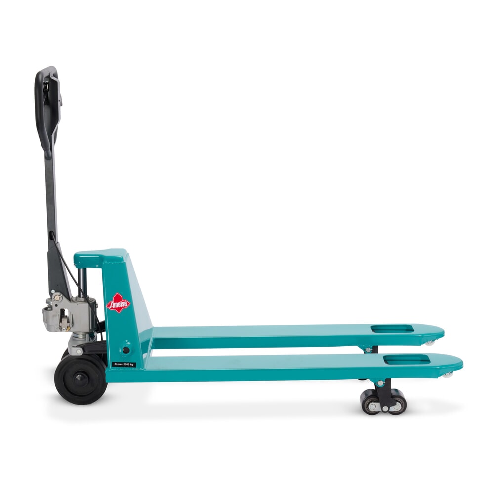 Productafbeelding nr. 5: Handpalletwagen Ameise® PTM 2.5 met handrem, draagvermogen 2.500 kg, vorklengte 1.150 mm, massief rubber / polyurethaan, tandemwielen
