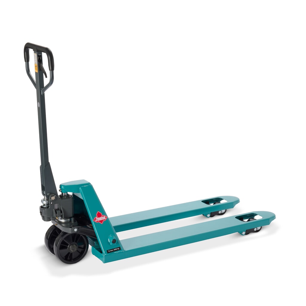 Handpalletwagen Ameise® PTM 3.0, draagvermogen 3.000 kg, vorklengte 1.150 mm, polyurethaan, tandemwielen Product afbeelding: Handpalletwagen Ameise® PTM 3.0, draagvermogen 3.000 kg, vorklengte 1.150 mm, polyurethaan, tandemwielen