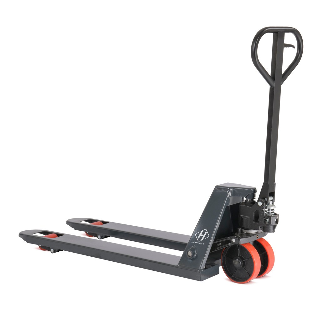 Product afbeelding: Handpalletwagen HEMMDAL PTM 2.5, draagvermogen 2.500 kg, vorklengte 1.150 mm, polyurethaan, enkelvoudig wiel