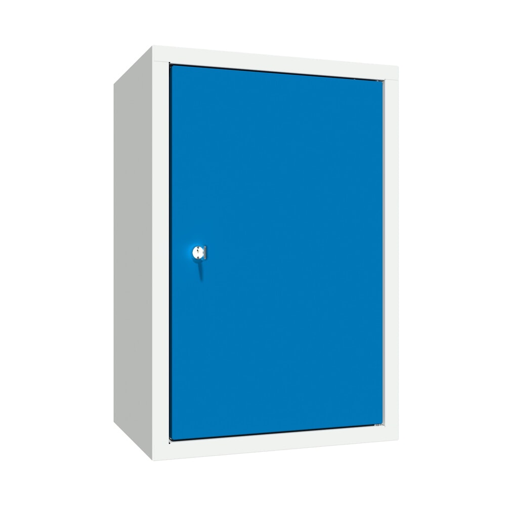Productafbeelding nr. 1: Hangkast PAVOY, hxbxd 600 x 400 x 300 mm, geperforeerde achterwand, gentiaanblauw, lichtgrijs