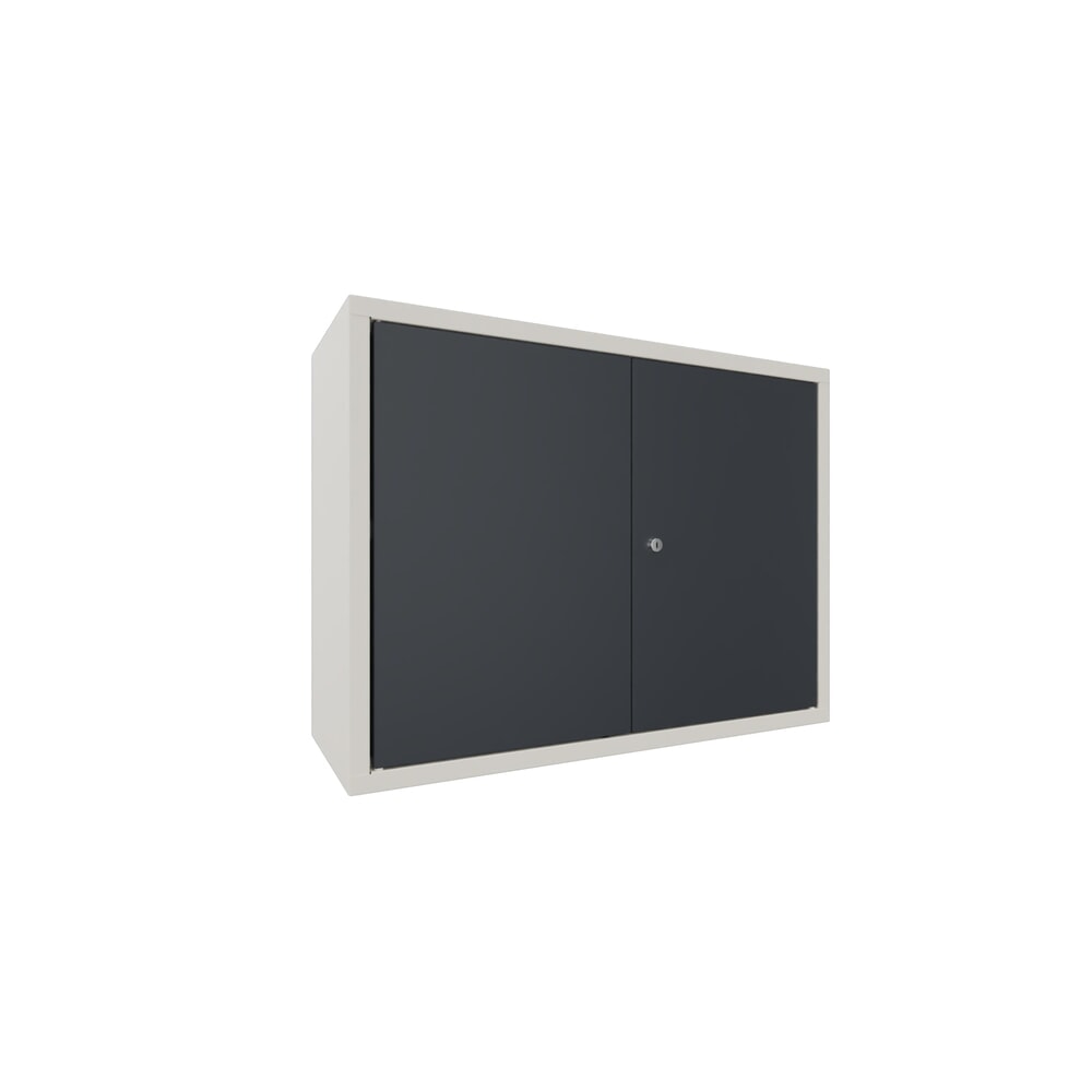 Product afbeelding: Hangkast PAVOY, hxbxd 600 x 800 x 300 mm, antracietgrijs, zuiver wit