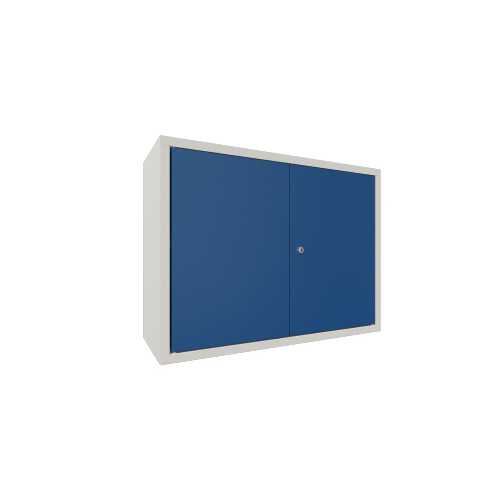Productafbeelding nr. 1: Hangkast PAVOY, hxbxd 600 x 800 x 300 mm, gentiaanblauw, zuiver wit