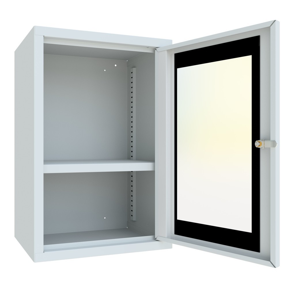 Productafbeelding nr. 4: Hangkast PAVOY met kijkvenster, hxbxd 600 x 400 x 300 mm, lichtgrijs, lichtgrijs
