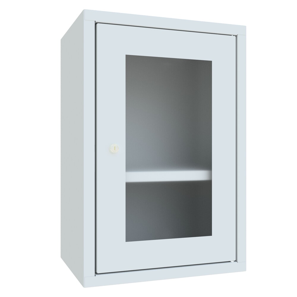 Product afbeelding: Hangkast PAVOY met kijkvenster, hxbxd 600 x 400 x 300 mm, lichtgrijs, lichtgrijs