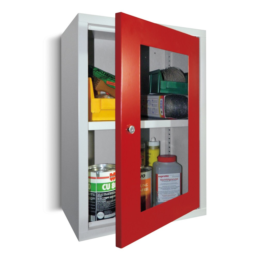 Productafbeelding nr. 2: Hangkast PAVOY met kijkvenster, hxbxd 600 x 400 x 300 mm, zuiver wit, antracietgrijs