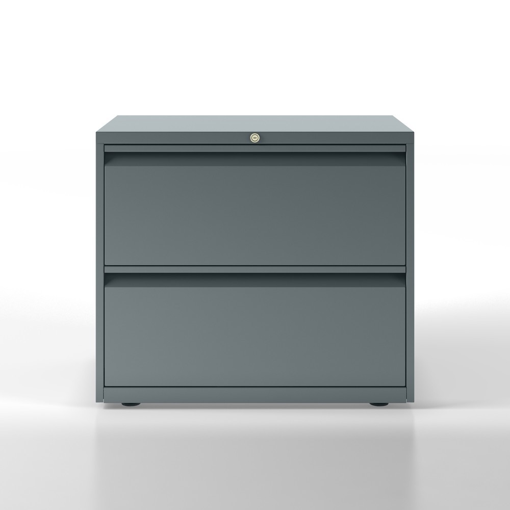 Productafbeelding nr. 1: Hangmappenkast BISLEY Essentials, 2 lades, lichtgrijs