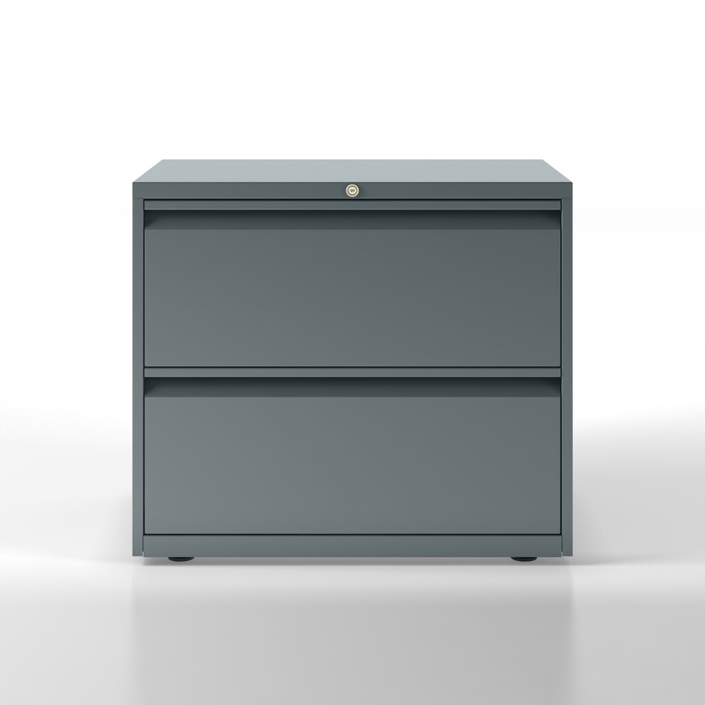 Productafbeelding nr. 1: Hangmappenkast BISLEY Essentials, 2 lades, lichtgrijs