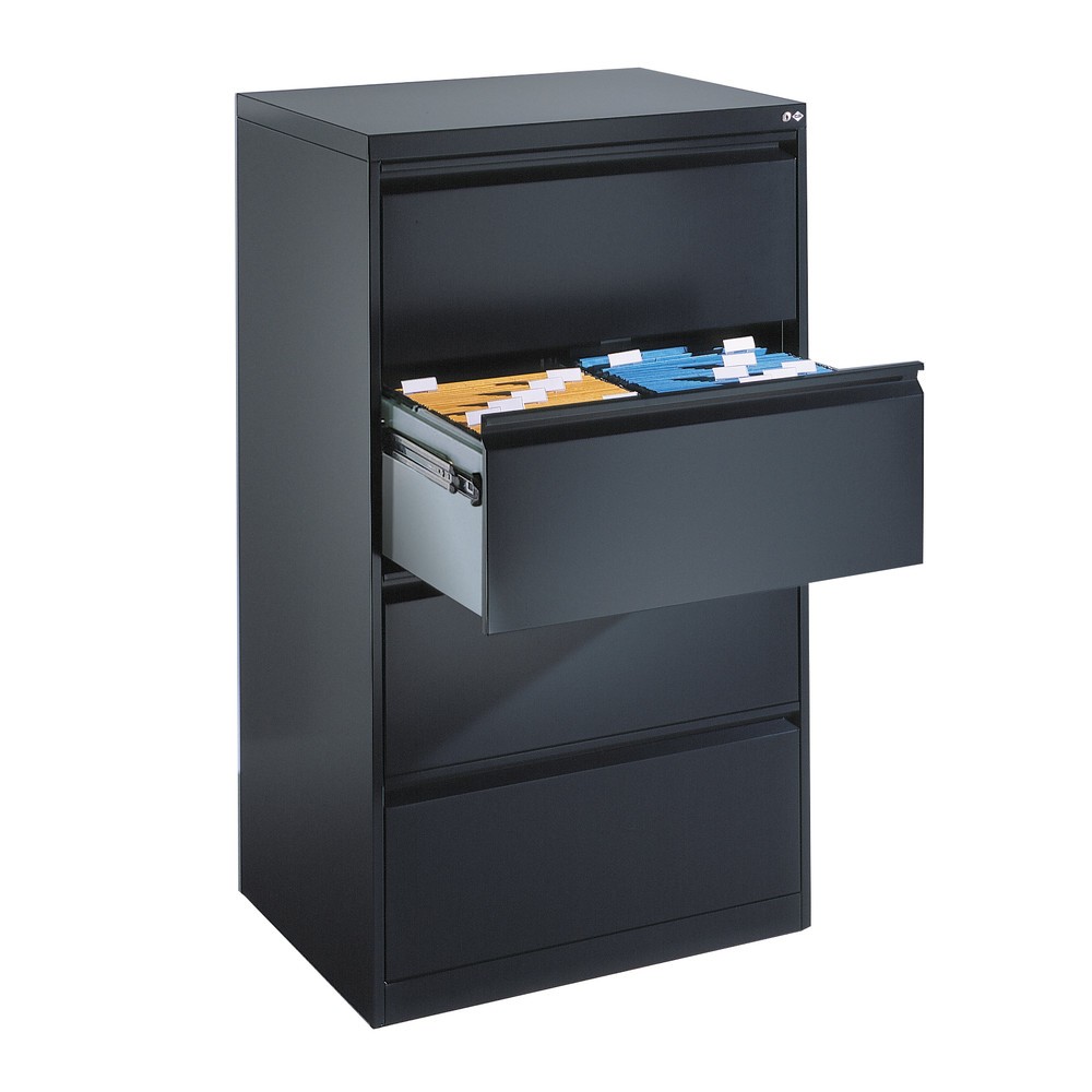 Productafbeelding nr. 5: Hangmappenkast C+P, 2-baans, 4 laden, lichtgrijs