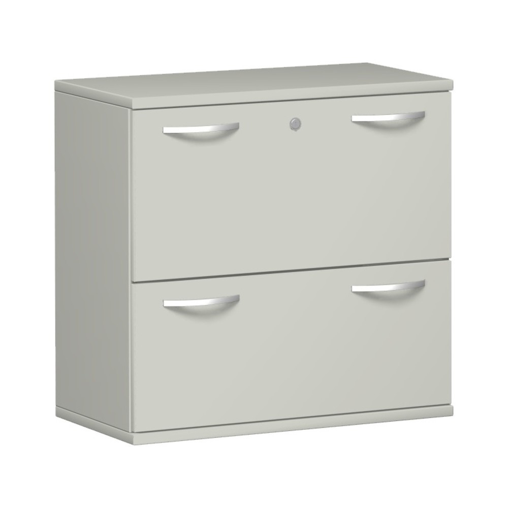 Product afbeelding: Hangmappenkast Profi, 2-baans, 2 laden, lichtgrijs