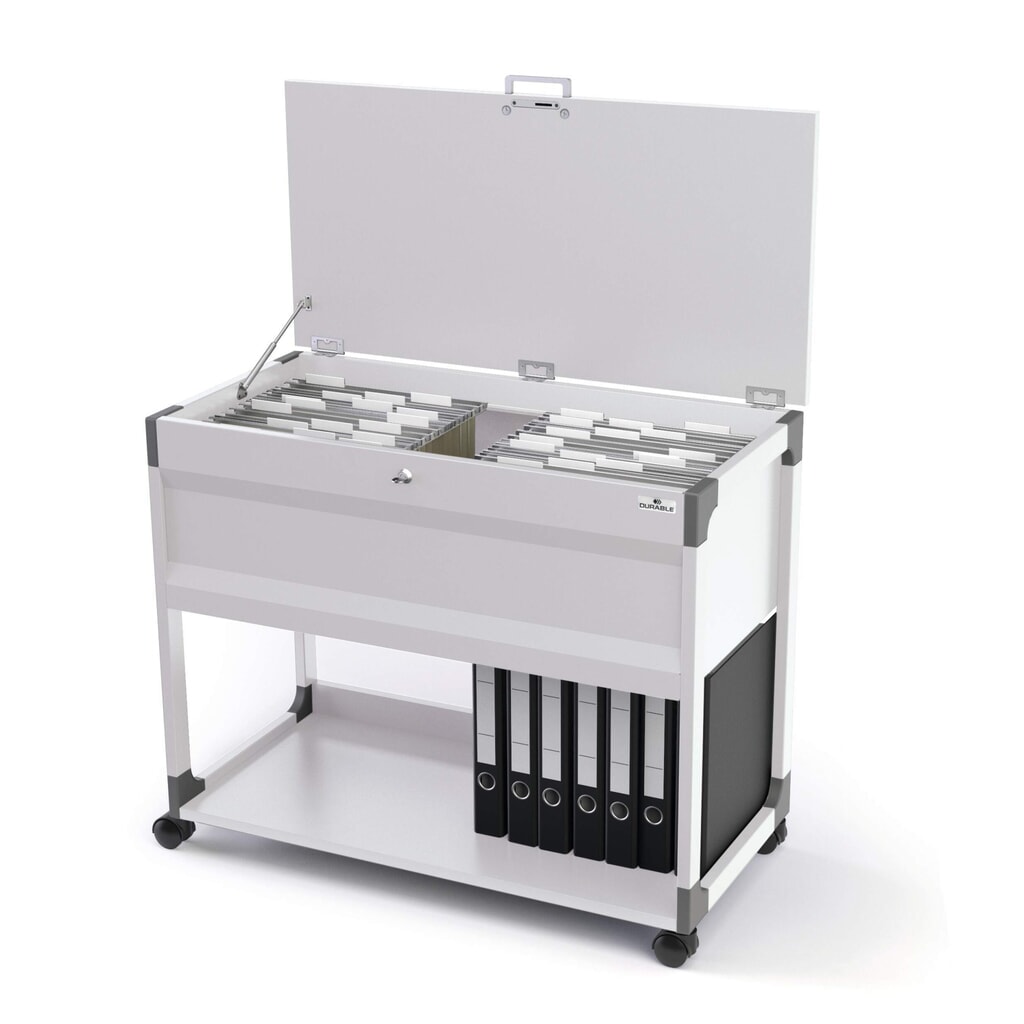 Product afbeelding: Hangmappenwagen, 897x736x432, afsl., grijs