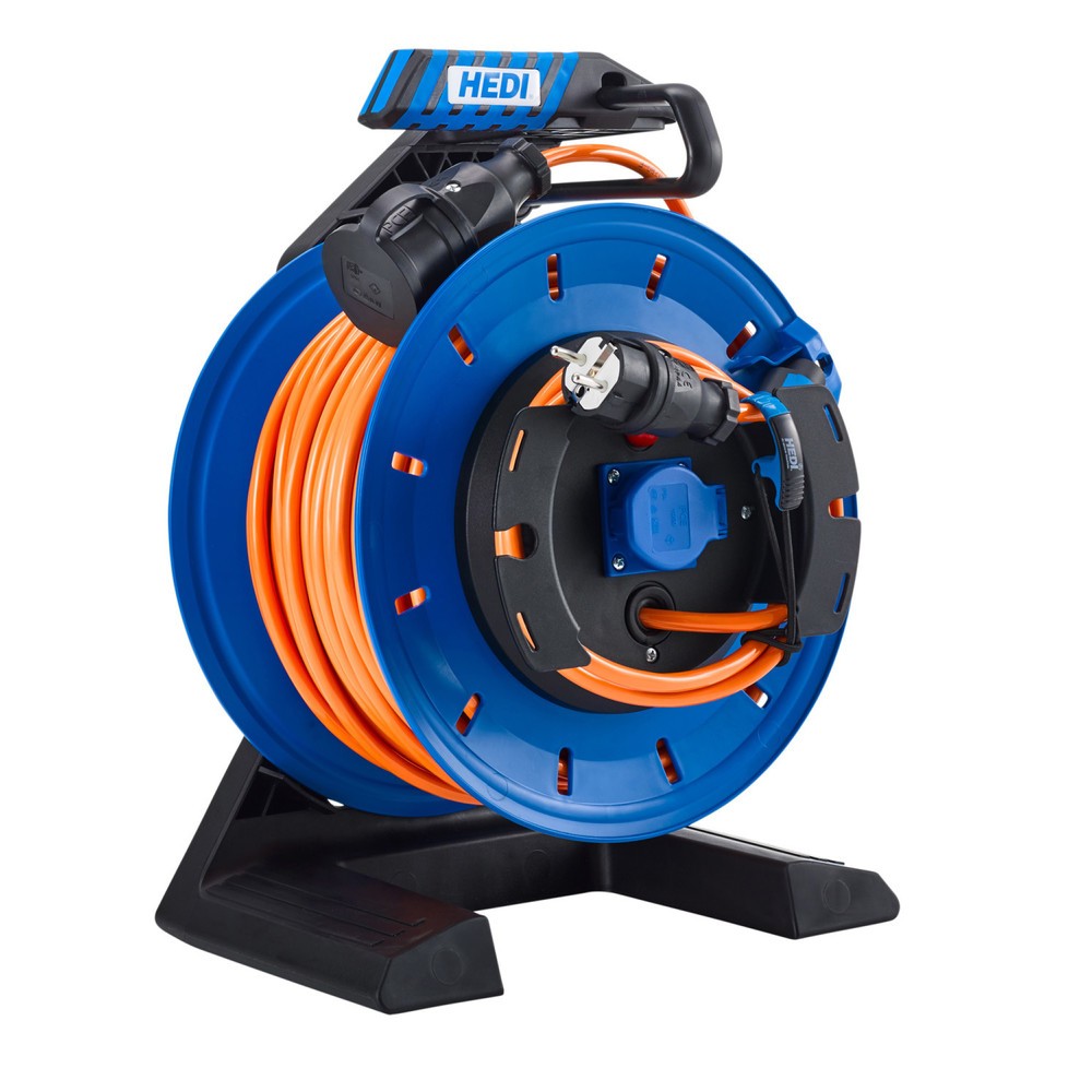 Product afbeelding: HEDI apparaatkabeltrommel Generation 7 Champion, met sleepring, H07BQ-F 3G2.5, IP54, 40 m