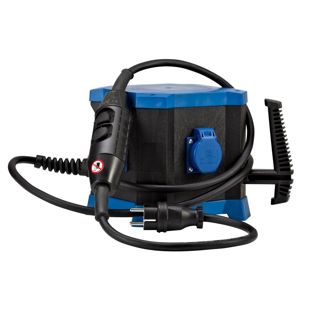 Product afbeelding: HEDI contactdoosverdeler m.STATION, AC, IP44, 4x geaarde contactdoos, met persoonlijke beveiligingsschakelaar (PRCD-S)