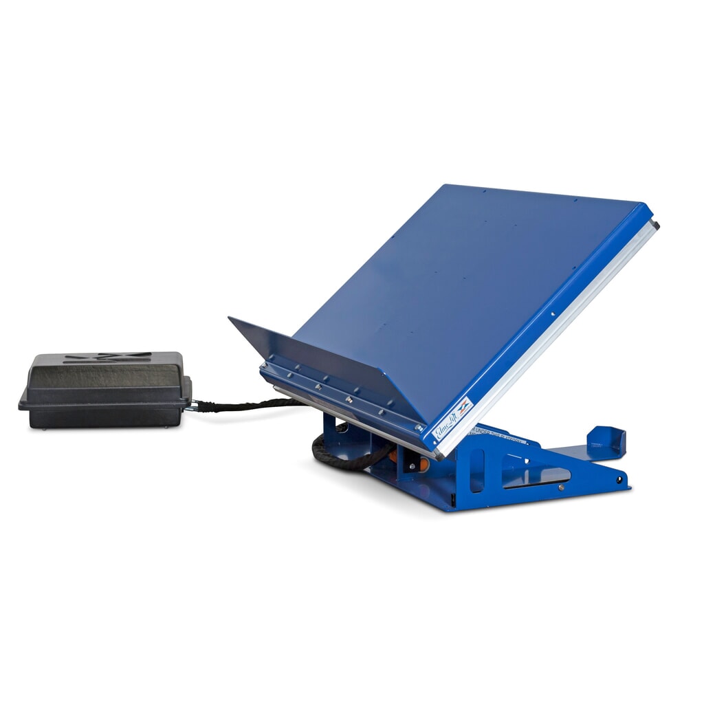 Hef-kantelapparaat EdmoLift® met gesloten platform, heffing, 235 - 550 mm, cap. 750 kg Product afbeelding: Hef-kantelapparaat EdmoLift® met gesloten platform, heffing, 235 - 550 mm, cap. 750 kg