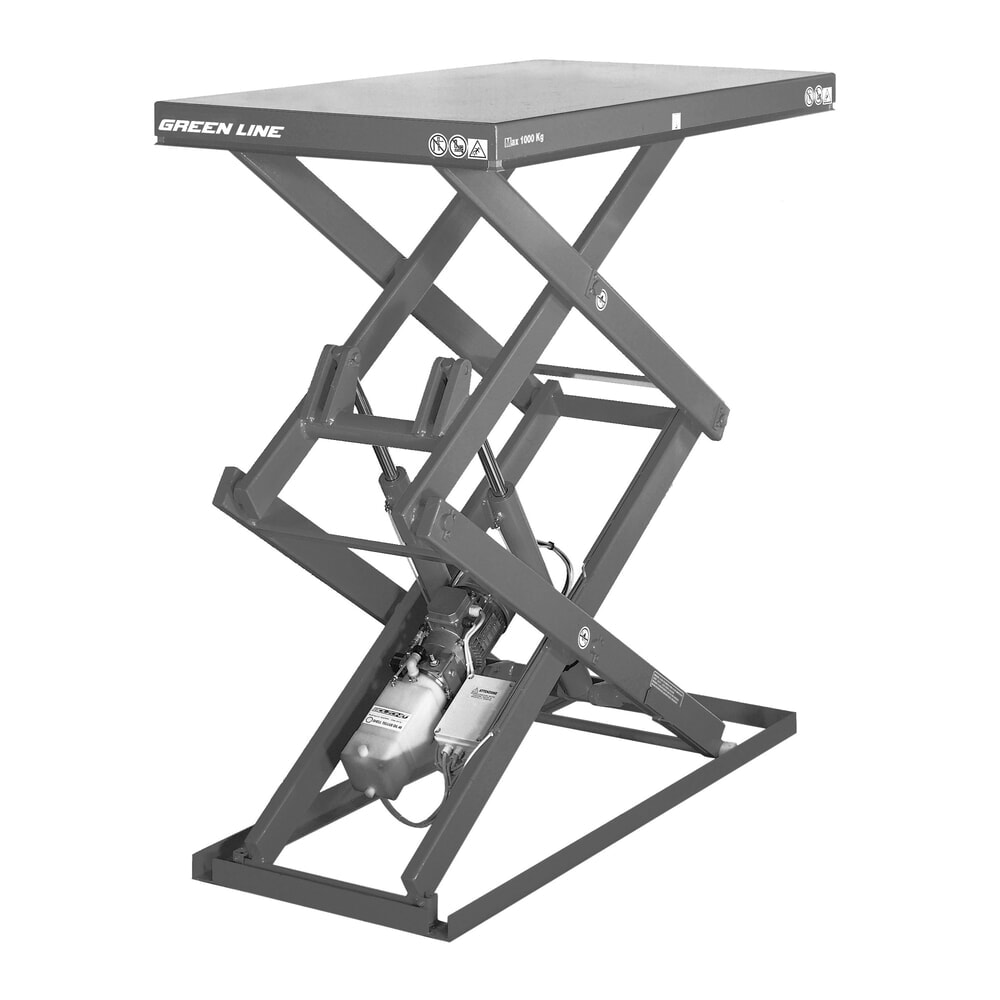 Product afbeelding: Heftafel dubbele schaar ERGO-LIFT, cap. 500 kg, platform à  1.300 x 800 mm