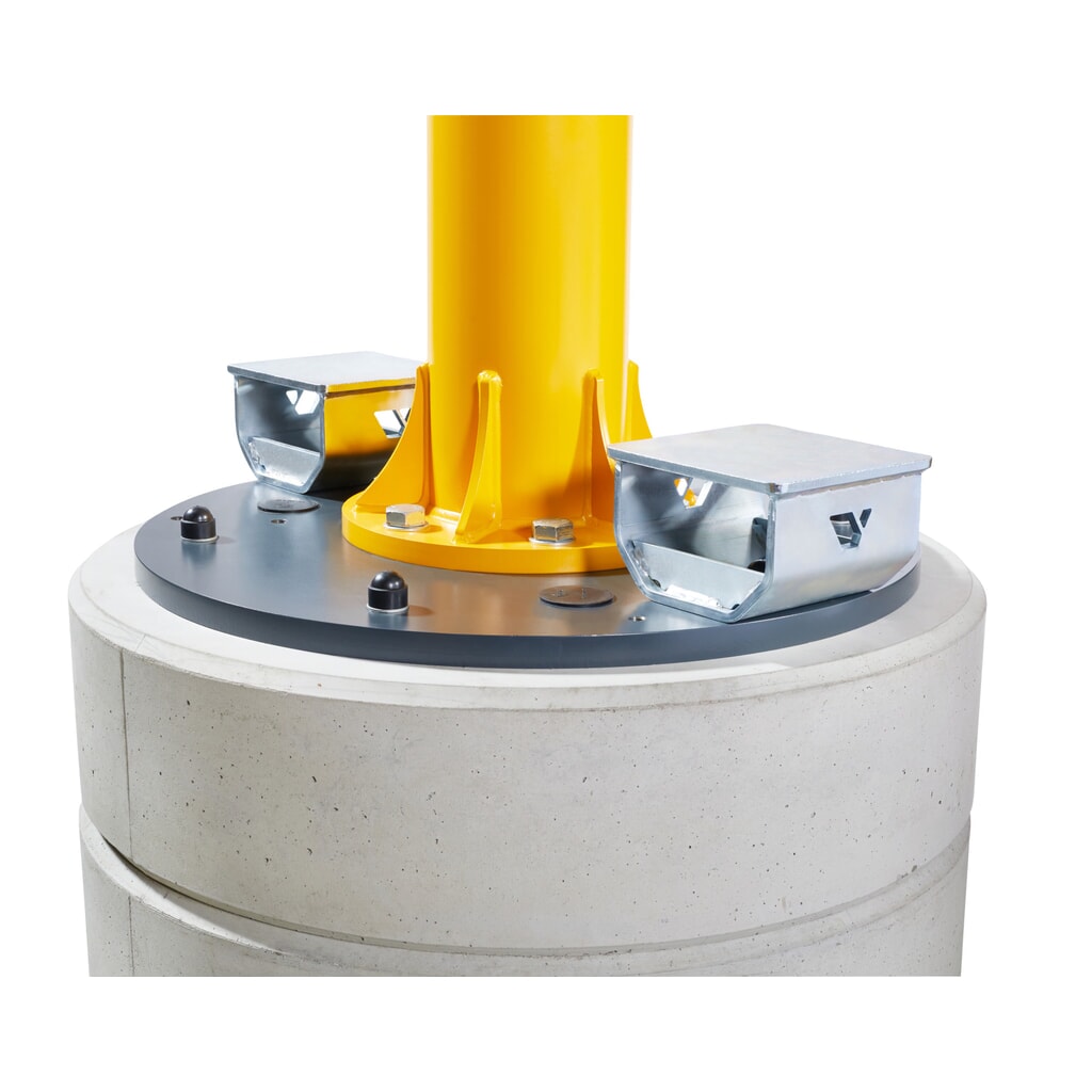 Vorkkokers voor de zwenkkraan VETTER incl. elektrische takel LIFTKET (opening 190x80 mm voor vorken 150x50 mm) Product afbeelding: Vorkkokers voor de zwenkkraan VETTER incl. elektrische takel LIFTKET (opening 190x80 mm voor vorken 150x50 mm)