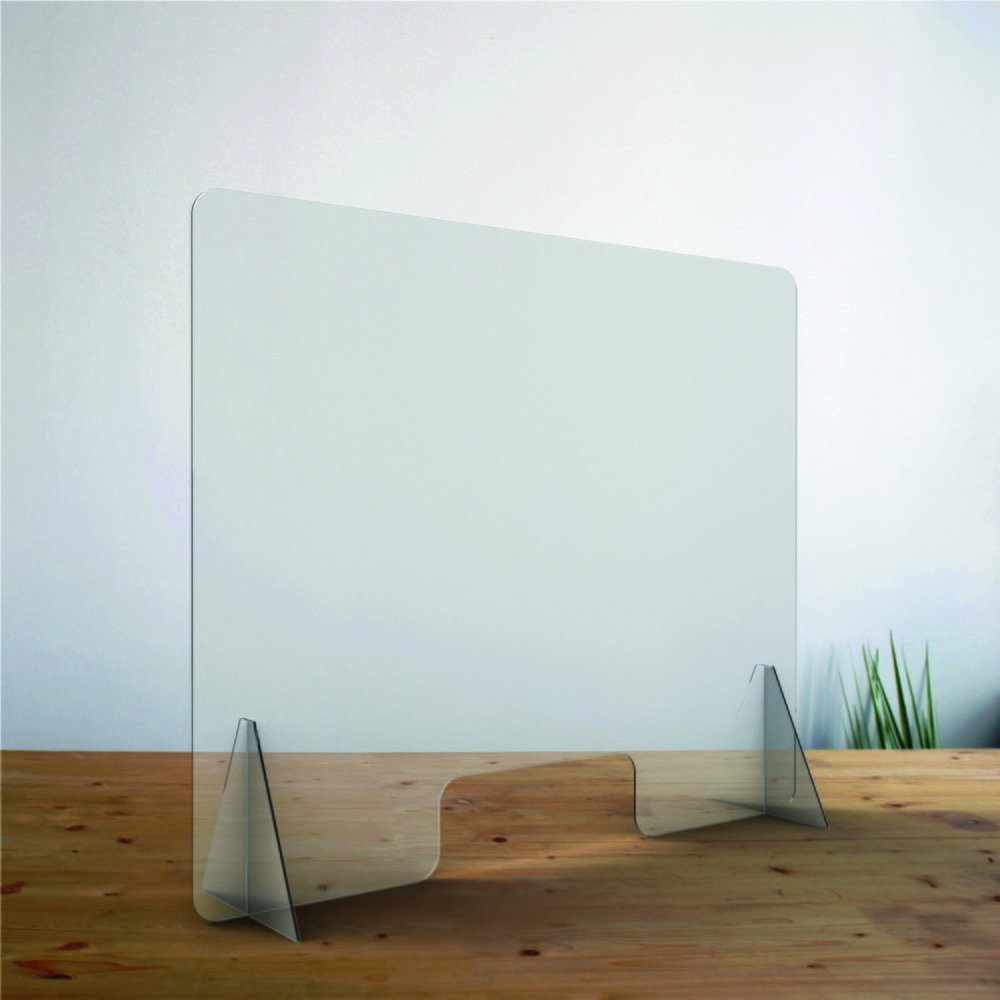 Productafbeelding nr. 2: helit hygiënische beschermplaat "the guard", acryl, doorzichtig, h x b 600 x 600 mm